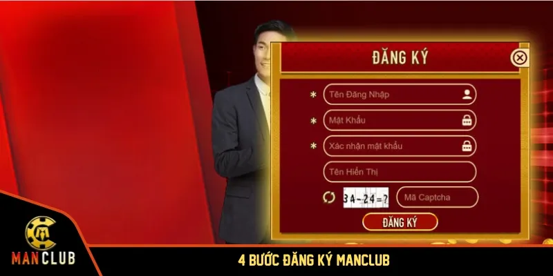 4 bước đăng ký MANCLUB