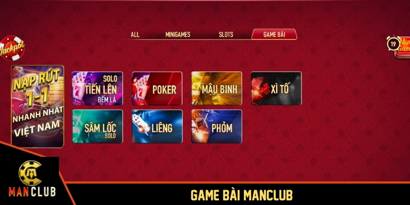 Sơ lược về sản phẩm game bài MANCLUB