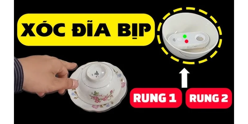 Xóc đĩa bịp mới nhất ra đời với mục đích ăn gian